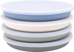 WeeSprout Bamboo Plates with Silicone Lids, Kid-Sized Dinnerware, Leftovers & by WeeSprout