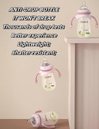Baby Bottles, Weighted Straw Toddler Milk Bottles - Image 9