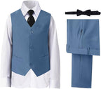 Boys' Suits Formal Slim Fit Tuxedo Boys Vest and Pants Set by DHTS