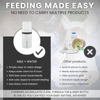 MILK & WATER All in One Baby Bottle & Baby Formula Dispenser On The Go - Image 8