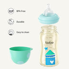 YOHKOH PPSU Baby Bottle Wide Neck, Newborn Anti-Colic Baby Bottle - Image 6