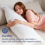 Body Pillowcases Set of 2-20x54 Long Body Pillow Case - Image 4