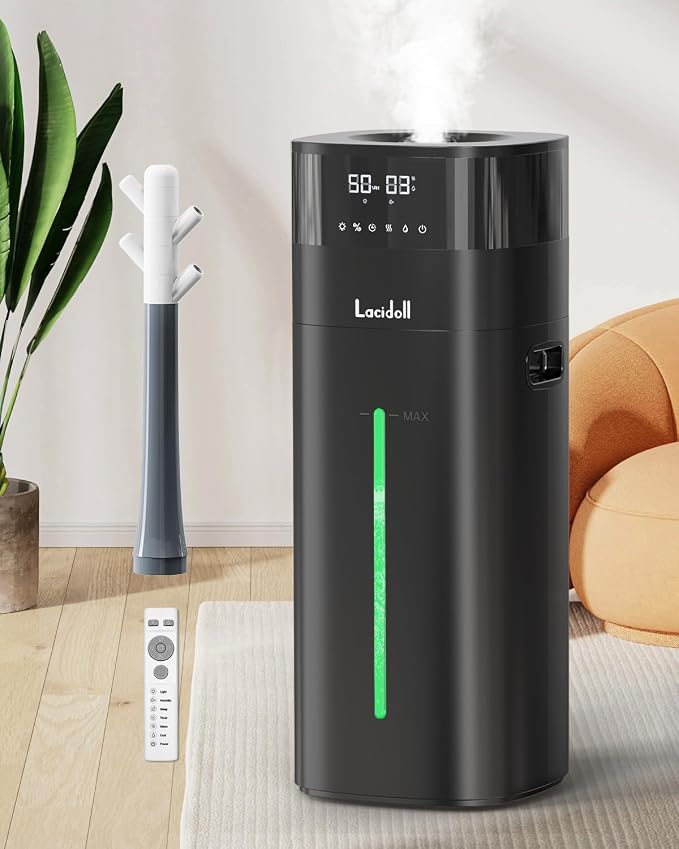 Cool and Warm Mist Humidifier Large Room, 5.3Gal/20L Humidifiers by Largerhumidifiersforhome