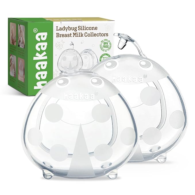 haakaa Ladybug Milk Collector Wearable Milk Collector Ladybug Breastmilk by haakaa
