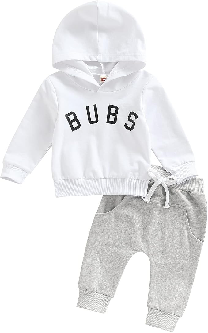 2Pcs Baby Boys Hoodie Tops Pants Set Dinosaur Deer Print Sweatsuit Fall Winter by CIYCUIT