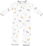 KYTE BABY Unisex Rayon Made From Bamboo Zippered Rompers 0-24 Months by KYTEBABY
