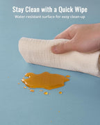 Blissful Diary Baby Splat Mat for Under High Chair, 50.4 x 50.4 Inch Wipeable - Image 6
