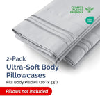Body Pillowcases Set of 2-20x54 Long Body Pillow Case - Image 2