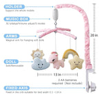 Feisike Crib Mobile for Girls - Image 3