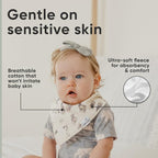 Copper Pearl 4 Pack Soft Cotton Baby Bibs - Image 4