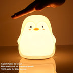 Tremdwoto Night Light for Kids, Penguin Silicone Nightlight Lamp, 7 Color - Image 3