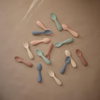 mushie Silicone Toddler Starter Spoons | 2 Pack - Image 2