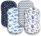 4 Pack Breathable Bassinet Sheets - Image 7