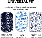 4 Pack Breathable Bassinet Sheets - Image 2