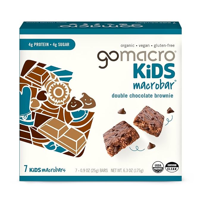 GoMacro Kids MacroBar Organic Vegan Snack Bars by GoMacro