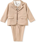 Toddler Boys Suit 4Pcs by MINIFEIKO