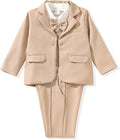 Toddler Boys Suit 4Pcs by MINIFEIKO