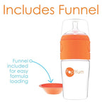 PopYum 9 oz Orange Anti-Colic Formula Making/Mixing/Dispenser Baby Bottles - Image 8
