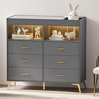 Changing Table Dresser with Drawers, Baby Dresser with Changing Table Top - Image 2