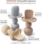 SAMiGO Silicone Baby Utensils - Image 4
