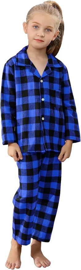 QZH.DUAO Matching Family Christmas Pajamas Set Long Sleeve Holiday Warm - Image 5