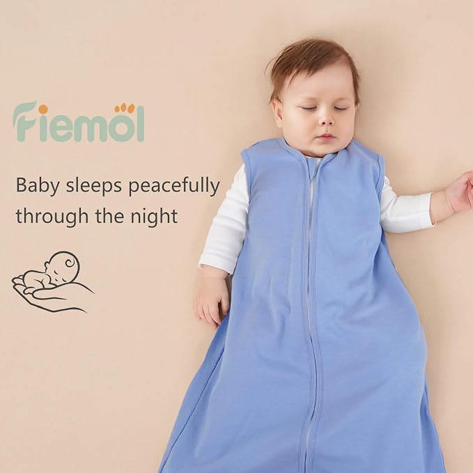Baby Sleep Sack 0-6 Months, 100% Cotton Sleeping Sack - Image 6