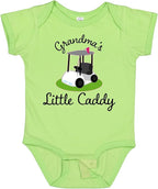 inktastic Grandma's Little Caddy Golf Baby Bodysuit by Inktastic