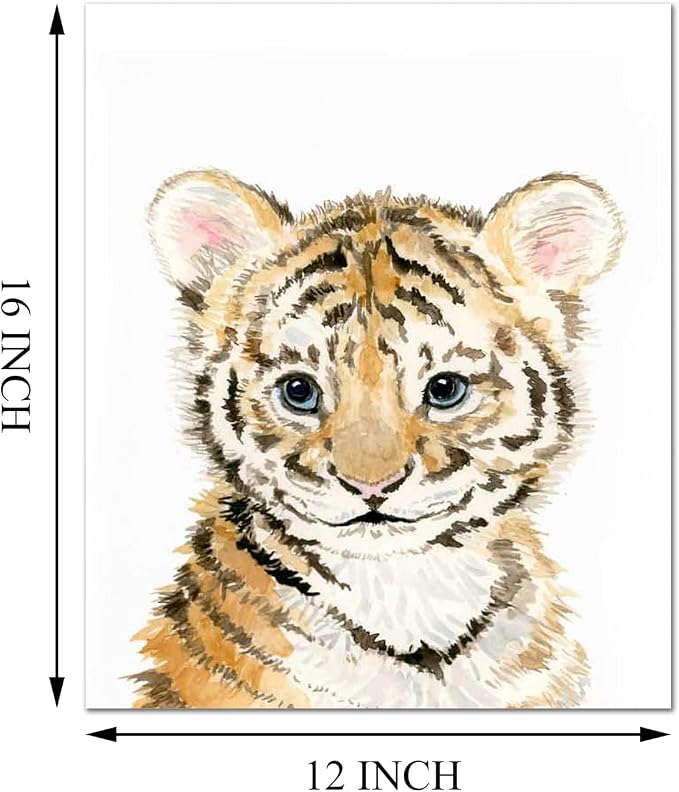 Jungle Safari Wall Art Decor for Baby Nursery Room - Image 6