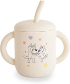 mushie x Bluey 100% Silicone Training Cup & Straw by mushie