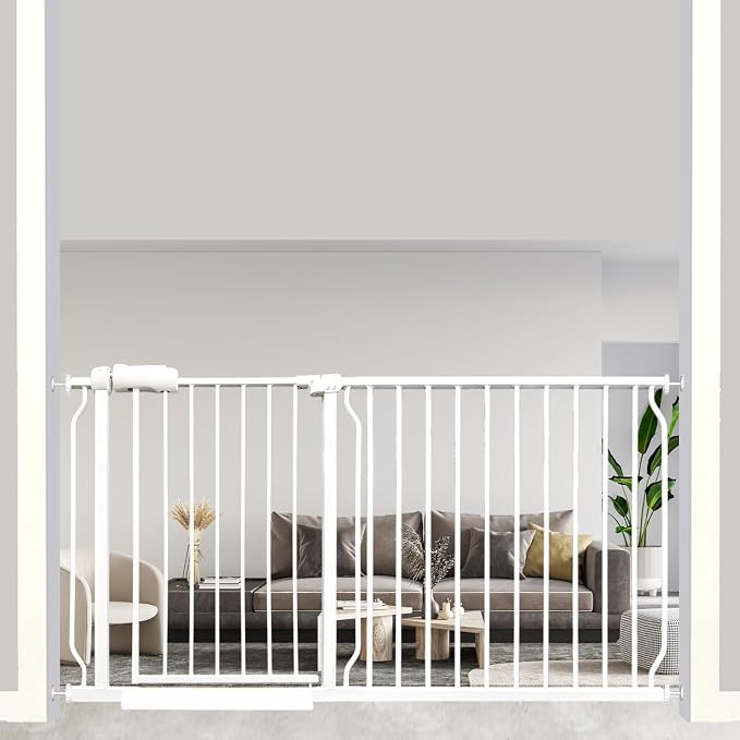 57.5-62 Inch Extra Wide Baby Gate, Auto Close Safety Gate by Ghthes+Felle