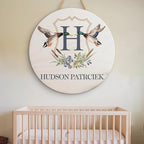 Personalized Mallard Duck Nursery Name Sign, Twin Ducks Signs - Image 2