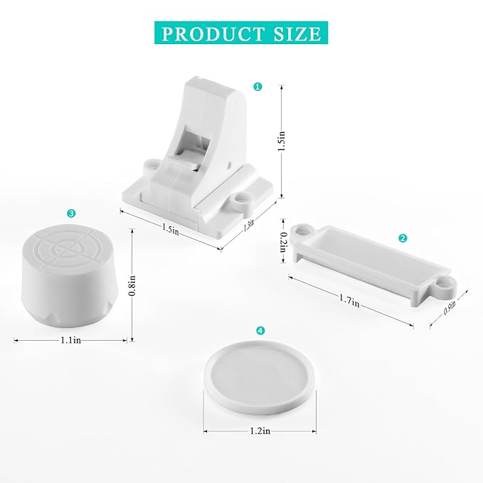 Vmaisi Magnetic Cabinet Locks for Babies - Image 6