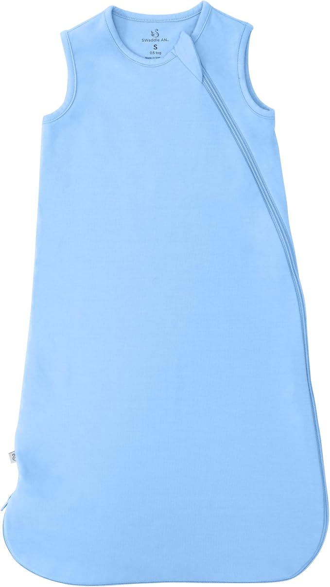 Unisex Zipper Sleep Bag 0.5 TOG, Rayon Made from Bamboo by SwaddleAn
