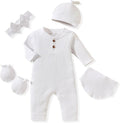 Aalizzwell Newborn Baby Ribbed Romper by Aalizzwell