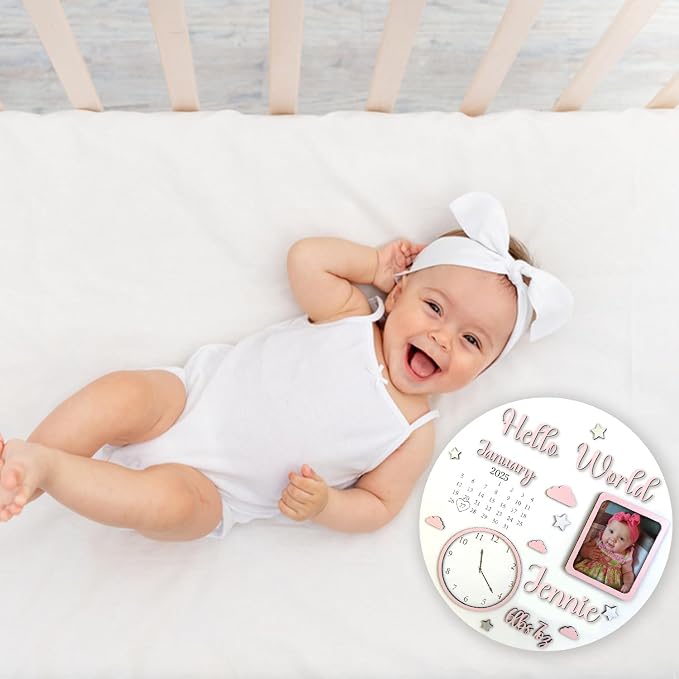 Personalized Newborn Photo Sign - Image 2