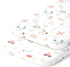 Bassinet Fitted Sheets Compatible by JoeyJoan