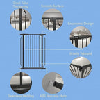 WAOWAO Extra Tall 40.55" Baby Gate 29.92-63.38" Wide Pressure Mounted Walk - Image 5