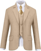 Visaccy Boys Suits Slim Fit Dress Clothes Ring Bearer Outfit - Image 3