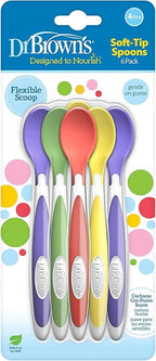 Dr. Brown's Soft-Tip Toddler Feeding Spoons, 6 Pack - Image 8