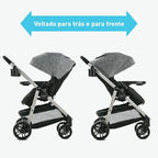 Graco Modes Pramette Stroller, 3-in-1 Baby Stroller, 3 Modes from Infant Car - Image 3