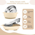 Stainless Steel Baby Plate and Bowl - Image 6