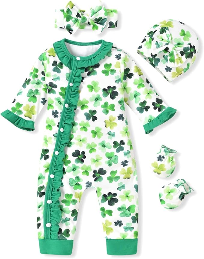 Aalizzwell Baby Girls Romper Outfit Fall Winter Clothes by Aalizzwell