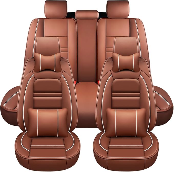 Car Seat Covers for Hyundai Car Sonata 2002-2025 | 5-Seats Seat Covers by Unknown