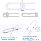 Baby Proofing Cabinet Locks | Adjustable U Shaped Baby Safety Latches - Image 5