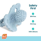 RaZbaby Bear RaZbuddy w/RaZberry Teething Relief Pacifier – Soothes Sore Gums - Image 5