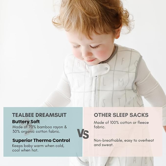 Tealbee Dreamsuit Toddler Sleep Sack - Image 13