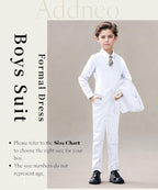 Boys' Formal Suit Set Adjustable Waist Suits - Image 2