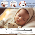 Rechargeable 22 in 1 Baby Nail Trimmer, Usage Labeled Case, 13 Extra - Image 4