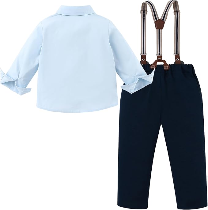 Toddler Boy Outfit Boy Dress Shirt - Image 6