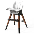 8 in 1 Convertible Wooden High Chair, Adjustable Baby High Chair by Gaive